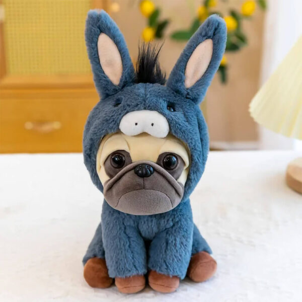 French Bulldog Plush Toy wearing donkey costume
