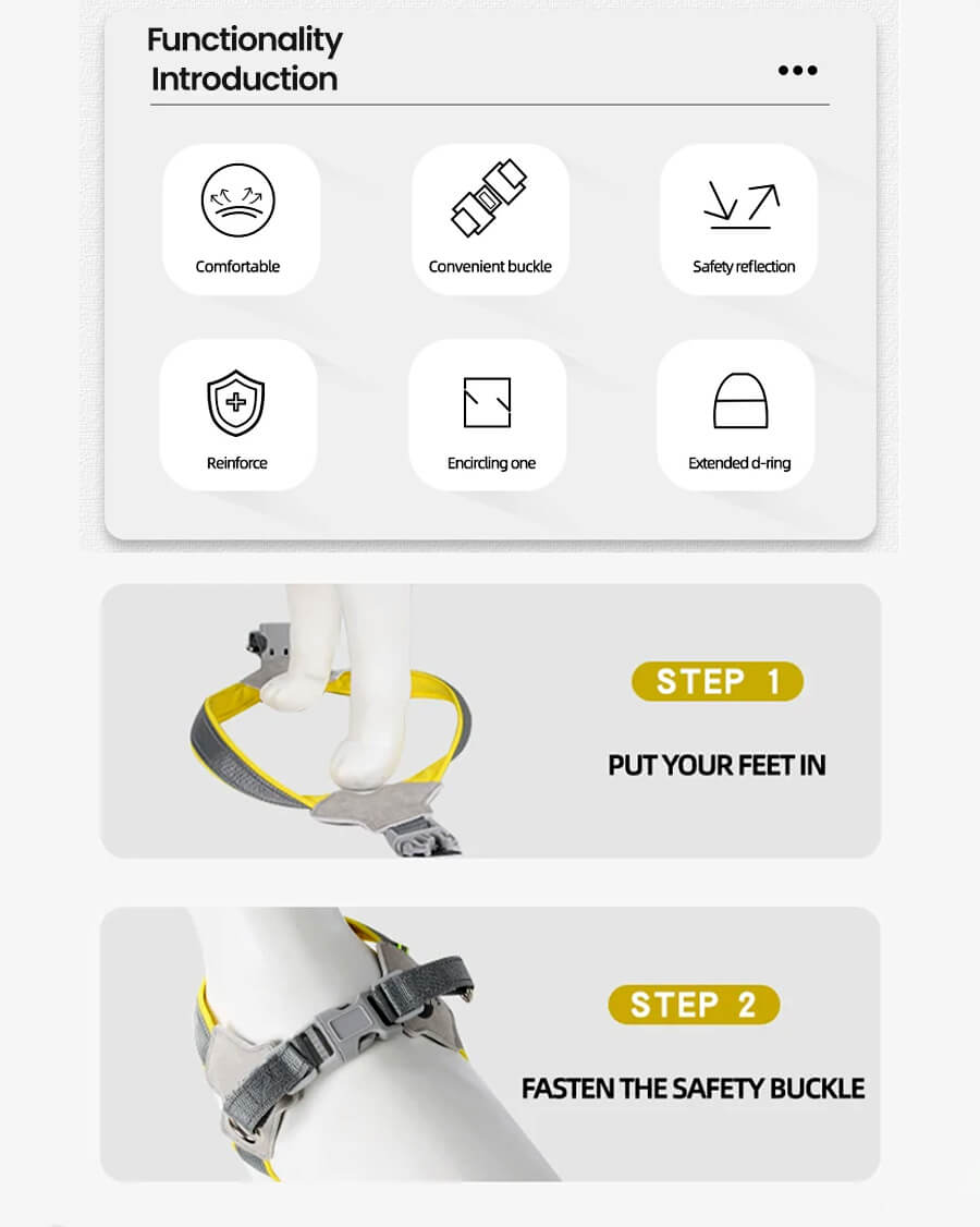 Extra New Features of the No-Pull Reflective Frenchie Harness