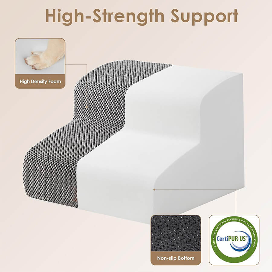 Dog Step Ramp For Frenchies showing colors and characteristics of the product