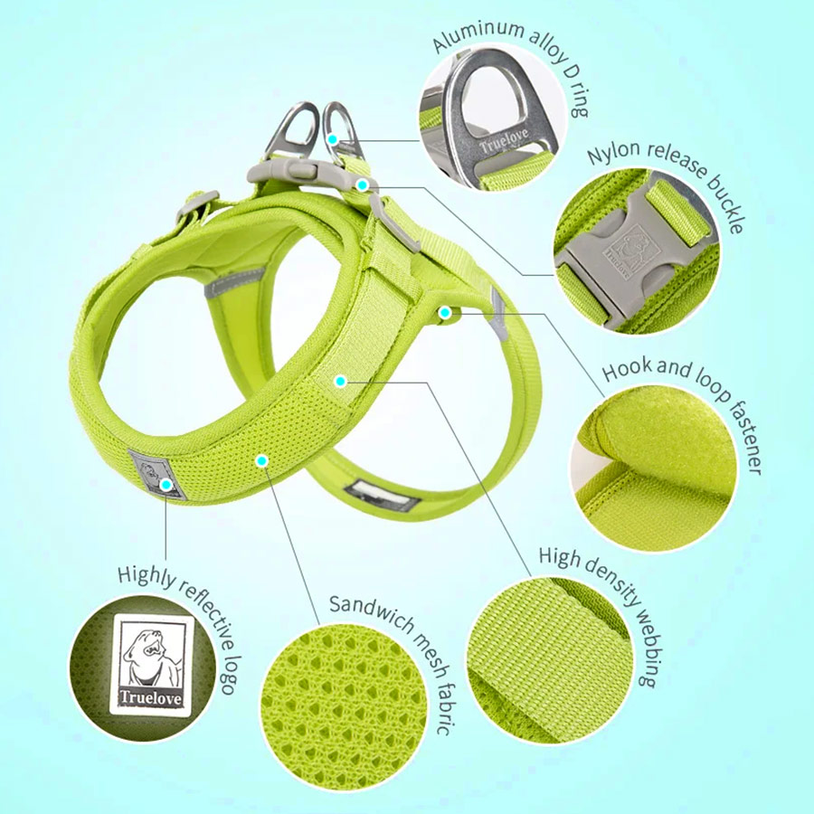 Mesh Frenchie Harness details