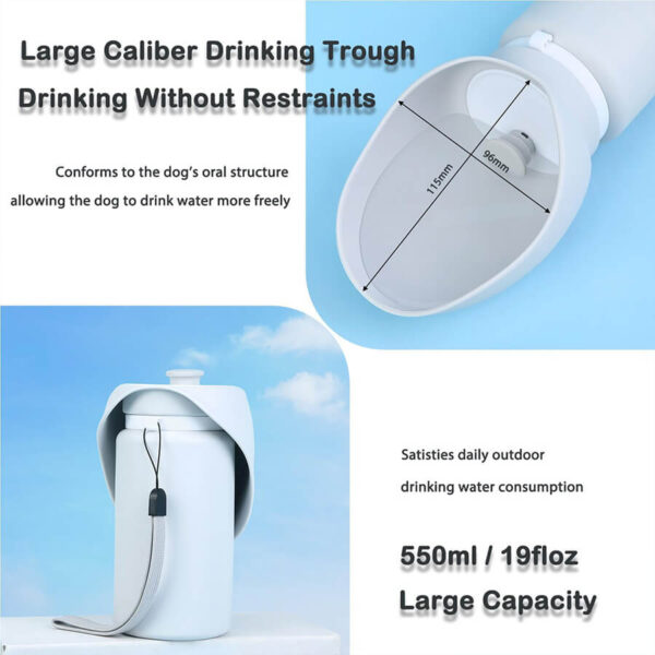 Frenchie Folding Water Bottle