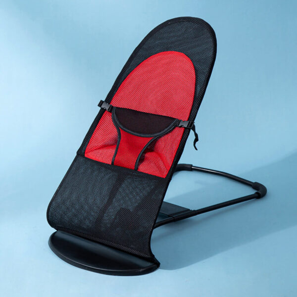 French Bulldog Rocking Chair in black color