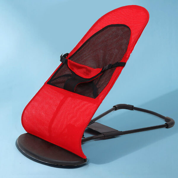 French Bulldog Rocking Chair in red color